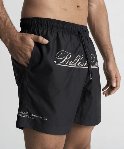 HARBOR BLACK SWIM SHORT MEN
