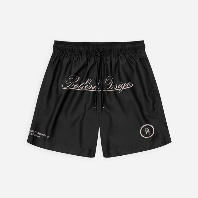 HARBOR BLACK SWIM SHORT MEN
