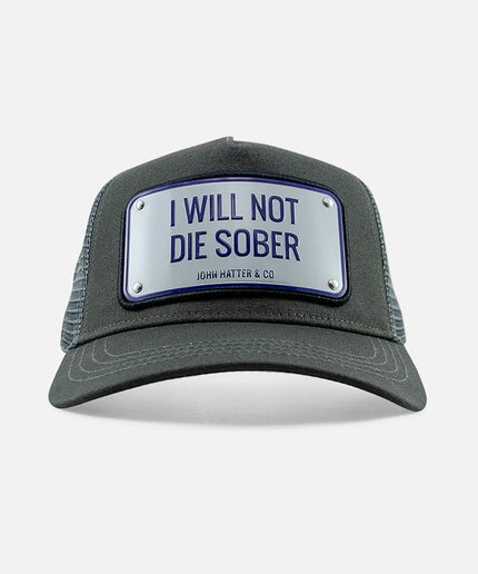 GORRA NOT DIE SOBER GREY