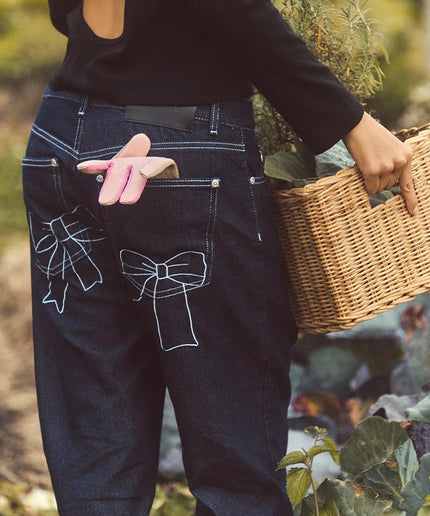 CELEIT BOW DENIM
