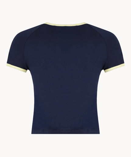 CELEIT BABY TEE NAVY