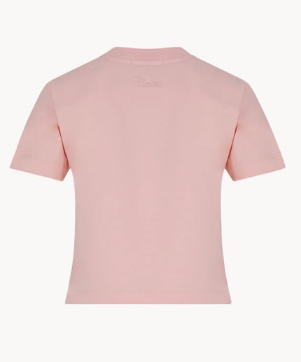 CELEIT LOGO TEXTURED TEE PINK