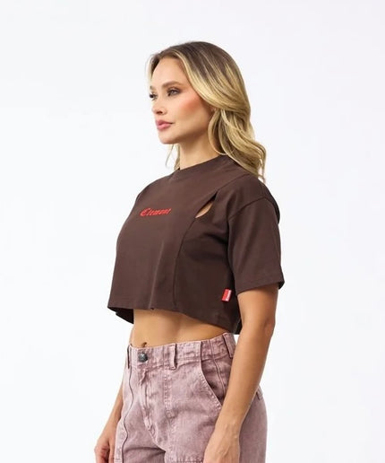 CROP TOP OVERSIZED OROLOGIO
