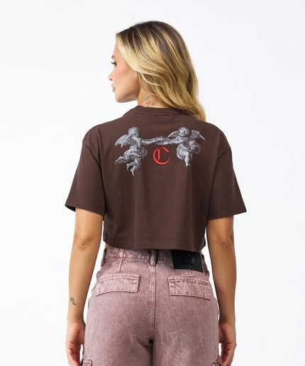 CROP TOP OVERSIZED OROLOGIO