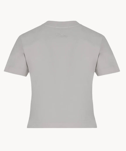 CELEIT LOGO TEXTURED TEE GREY