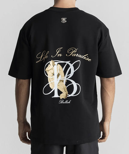 LAAGON BLACK T-SHIRT OVERSIZED