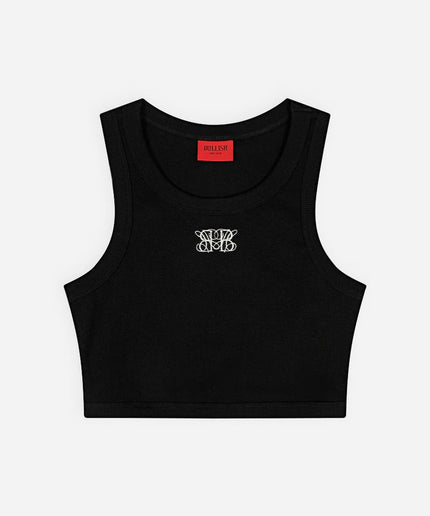 BLAKES BLACK TANK TOP CROP